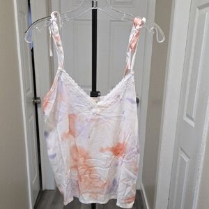 Nwt Hem & Thread 100% Rayon Spaghetti Straps Camisole Tank